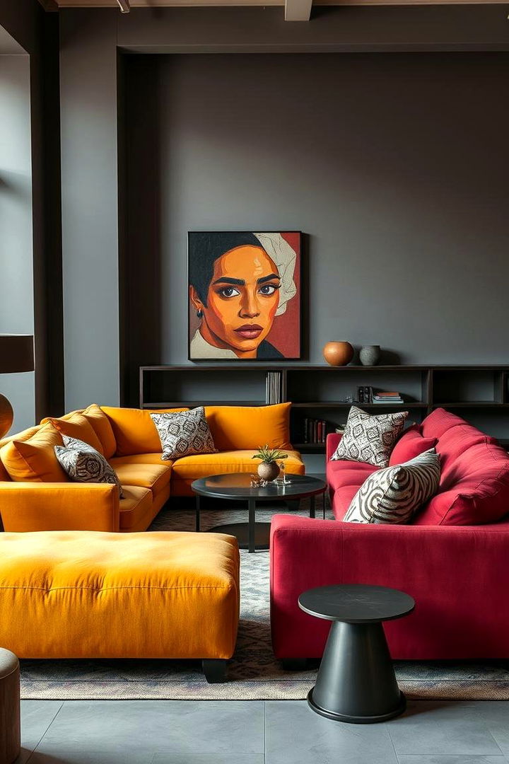 Eclectic Comfort Zones - 22 Mismatched Sofas in Living Room Ideas