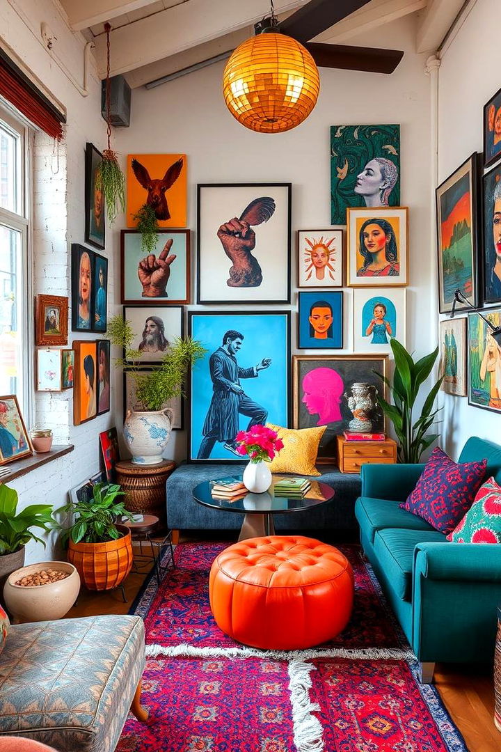 Eclectic Creative Space - 22 Black Man Cave Ideas
