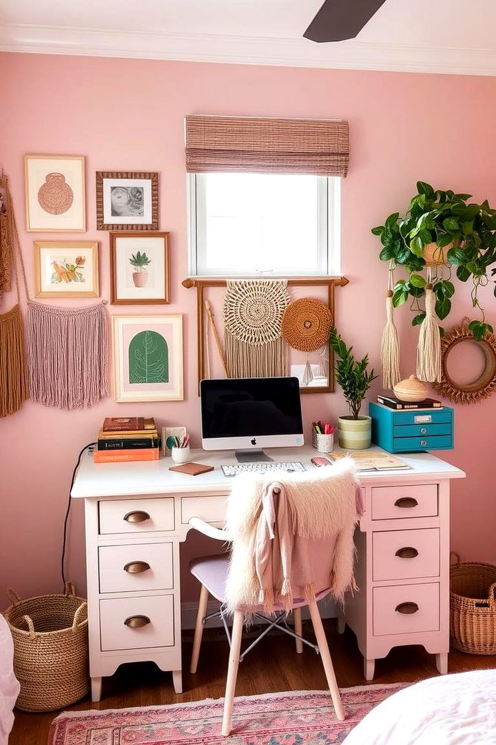 Eclectic DIY Decor - 22 Pink Boho Bedroom Ideas