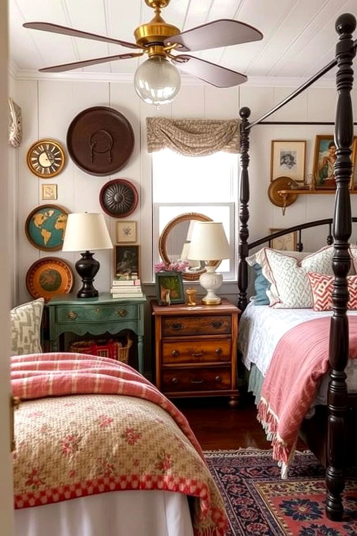 Eclectic Design Mix - 22 Cottage Bedroom Ideas