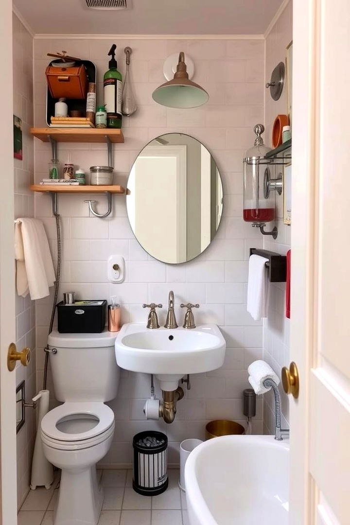 Eclectic Fixture Pairings - 22 Eclectic Bathroom Ideas