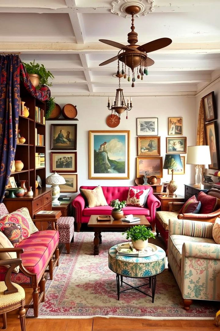 Eclectic French Bohemian Style - 22 French Interior Design Ideas
