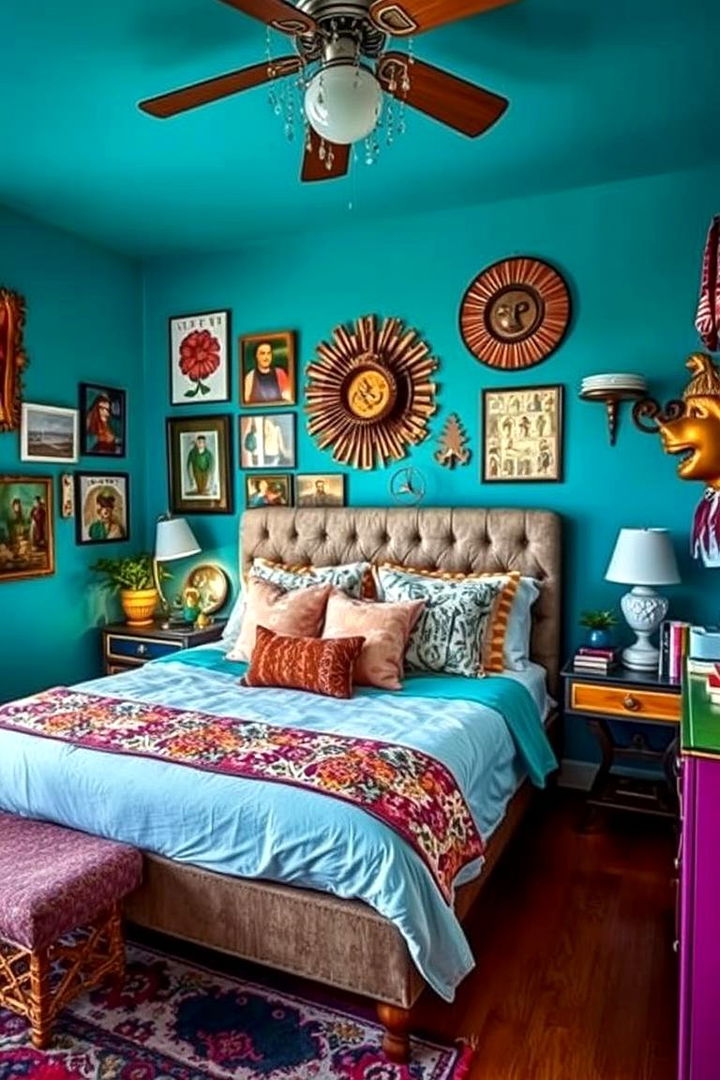 Eclectic Fusion Bedroom - 22 Dreamy Bedroom Design Ideas