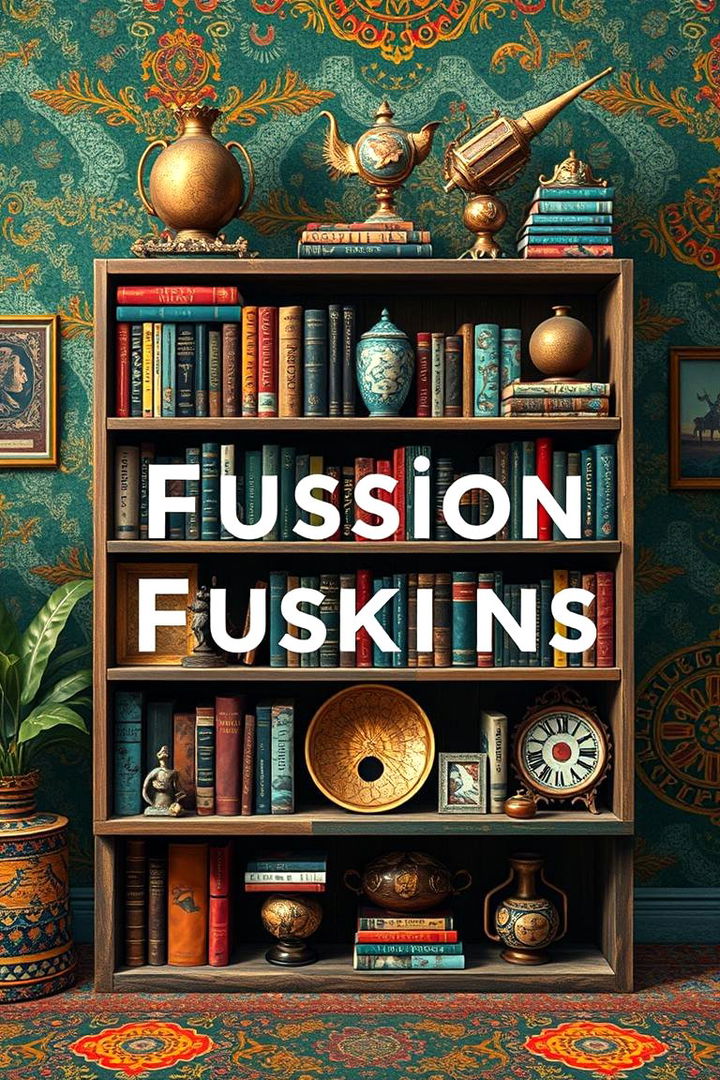 Eclectic Fusion Designs - 22 Bookshelf Decor Ideas
