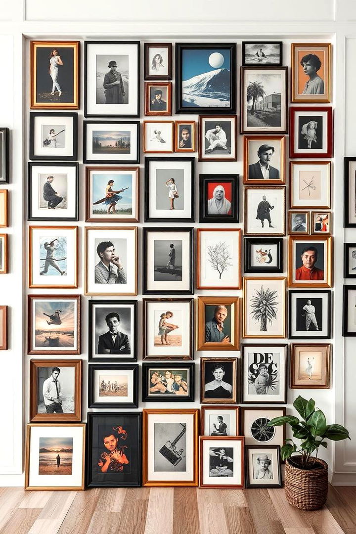 Eclectic Gallery Assemblies - 22 Large Wall Art Ideas