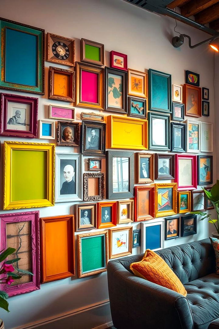 Eclectic Gallery Wall - 22 Family Picture Wall Ideas