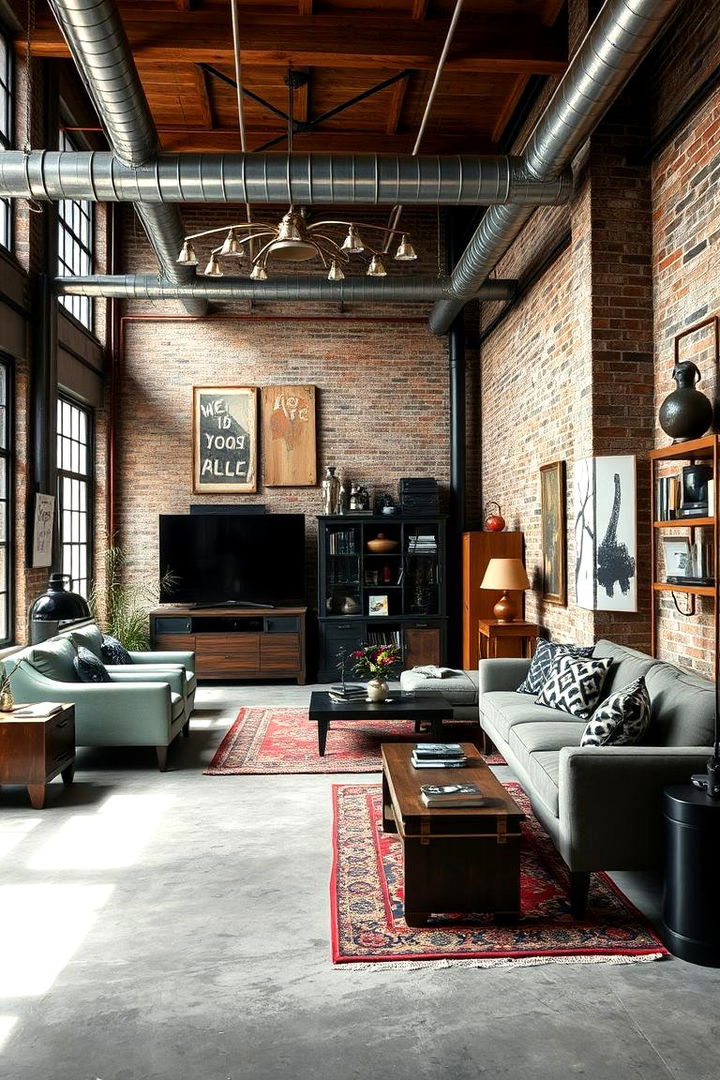 Eclectic Loft Vibe - 22 Black and Brown Interior Design Ideas