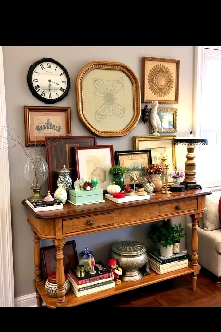 Eclectic Mix - 22 Console Table Decor Ideas