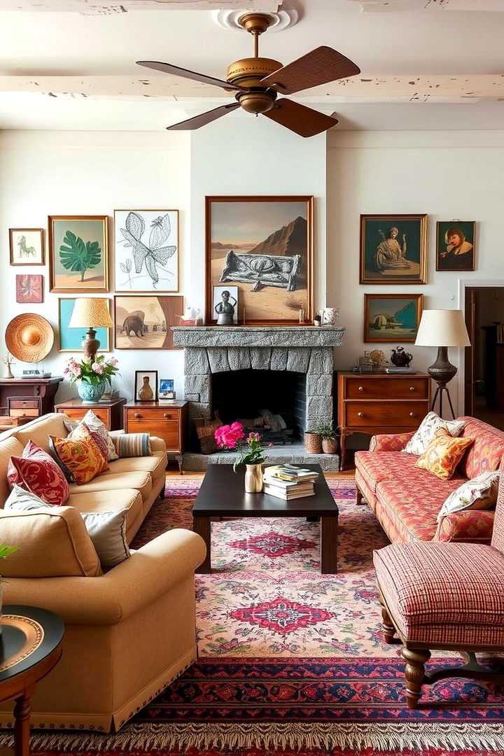 Eclectic Mix Designs - 22 Country Living Room Ideas