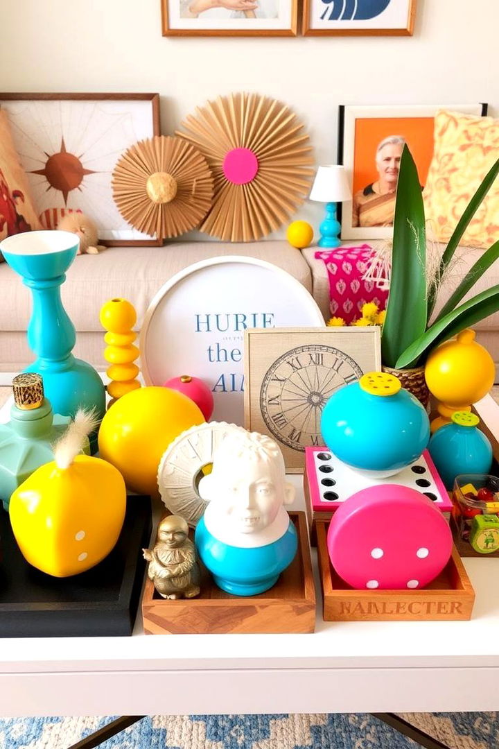 Eclectic Mix Vibes - 22 Coffee Table Decor Ideas