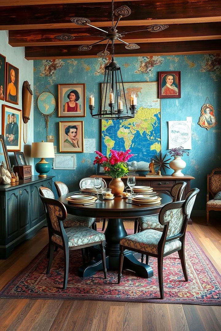 Eclectic Mix and Match - 22 Parisian Dining Room Ideas