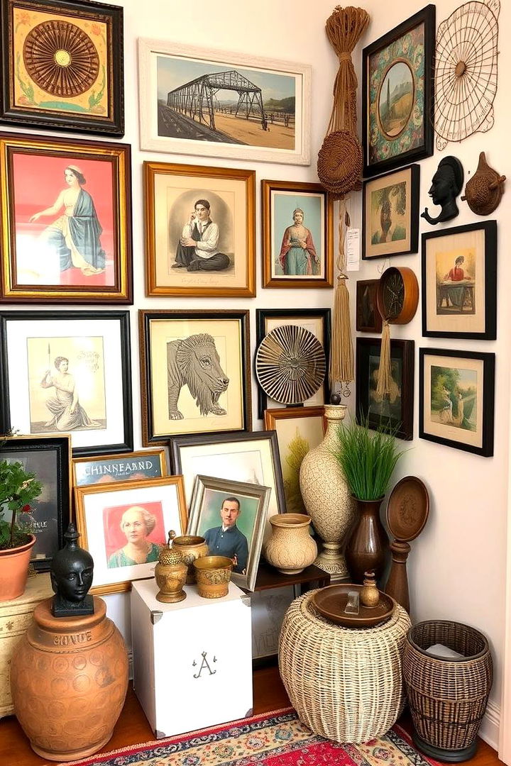 Eclectic Mix of Decor Corner - 22 Corner Decoration Ideas
