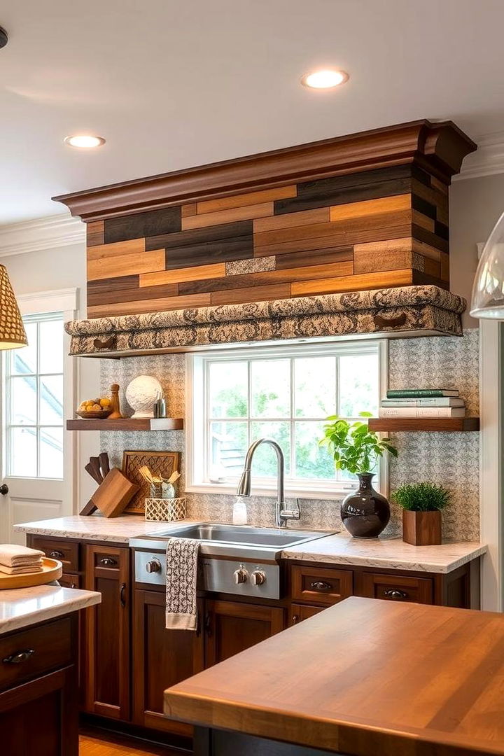 Eclectic Mix of Materials - 22 Kitchen Valance Ideas