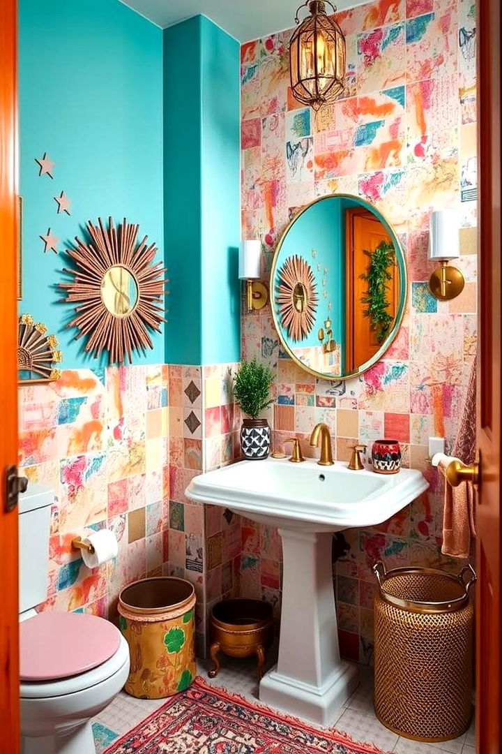 Eclectic Mix - 22 Bathroom Decor Ideas