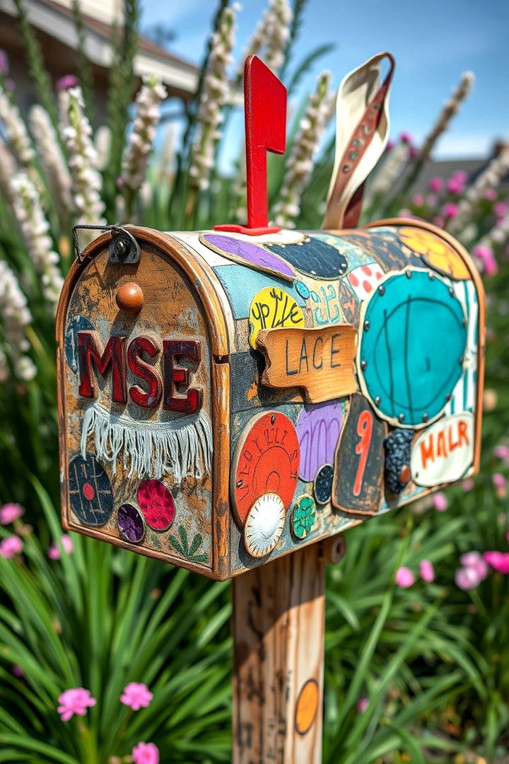Eclectic Mixed Media Art - 22 Mailbox Decor Ideas