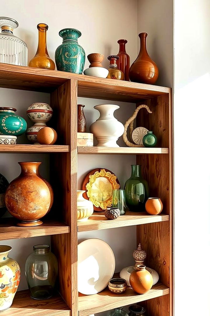 Eclectic Mixed Media - 22 Shelf Decor Ideas