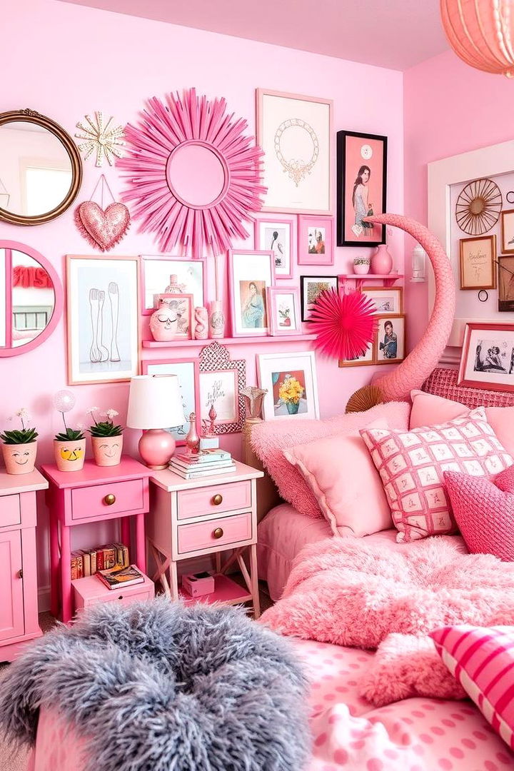 Eclectic Pink Collection - 22 Hot Pink Bedroom Ideas