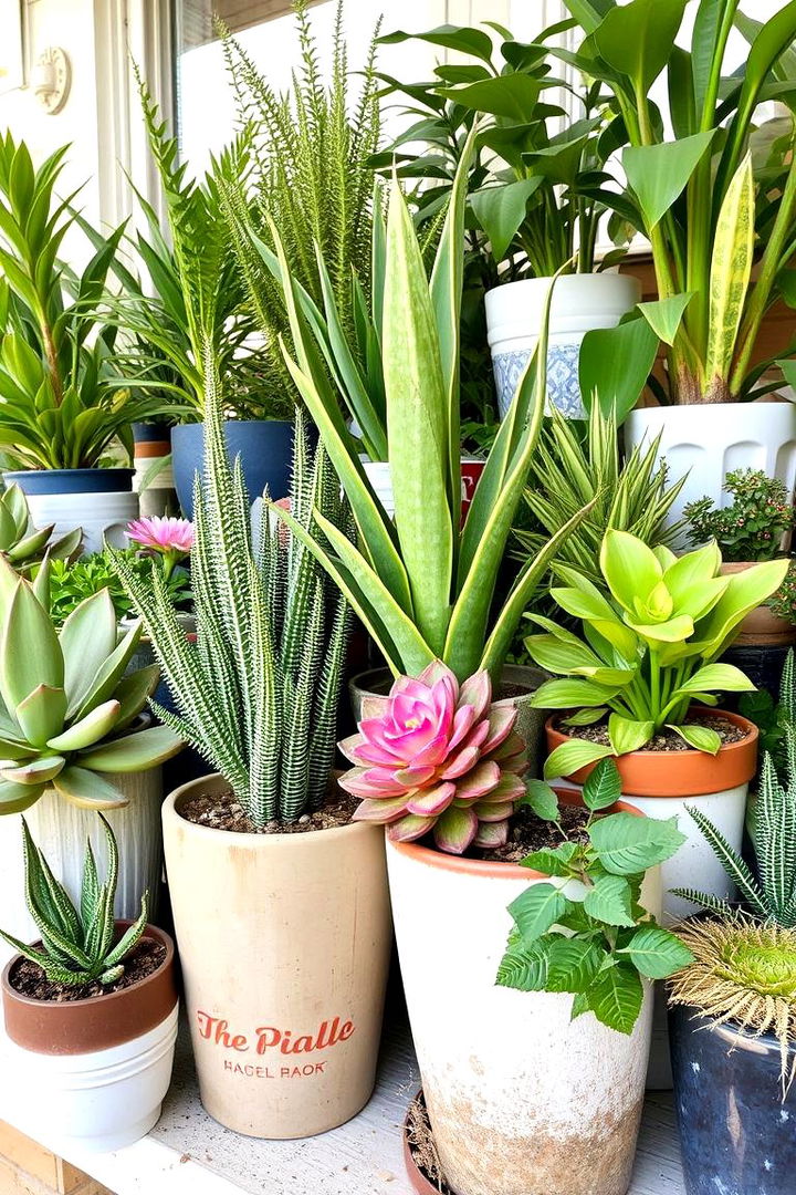 Eclectic Plant Arrangements - 22 Plant Room Ideas