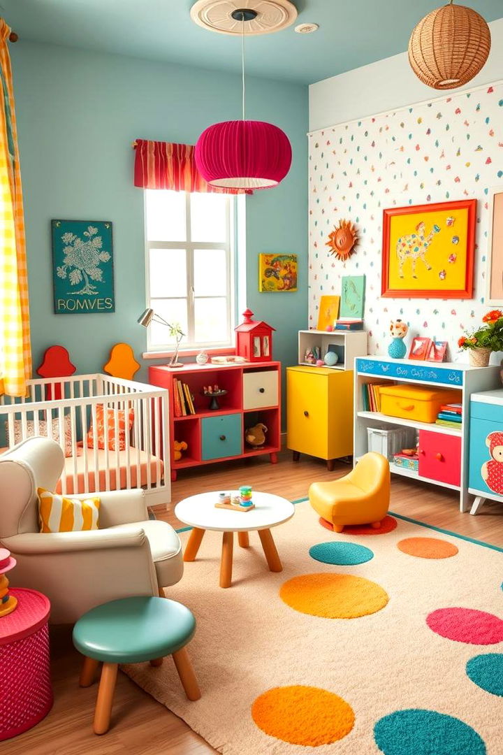 Eclectic Play Areas - 22 Mid-century Modern Nursery Ideas