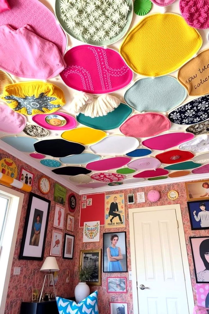 Eclectic Pop Ceiling Accents - 22 Pop Ceiling Design Ideas