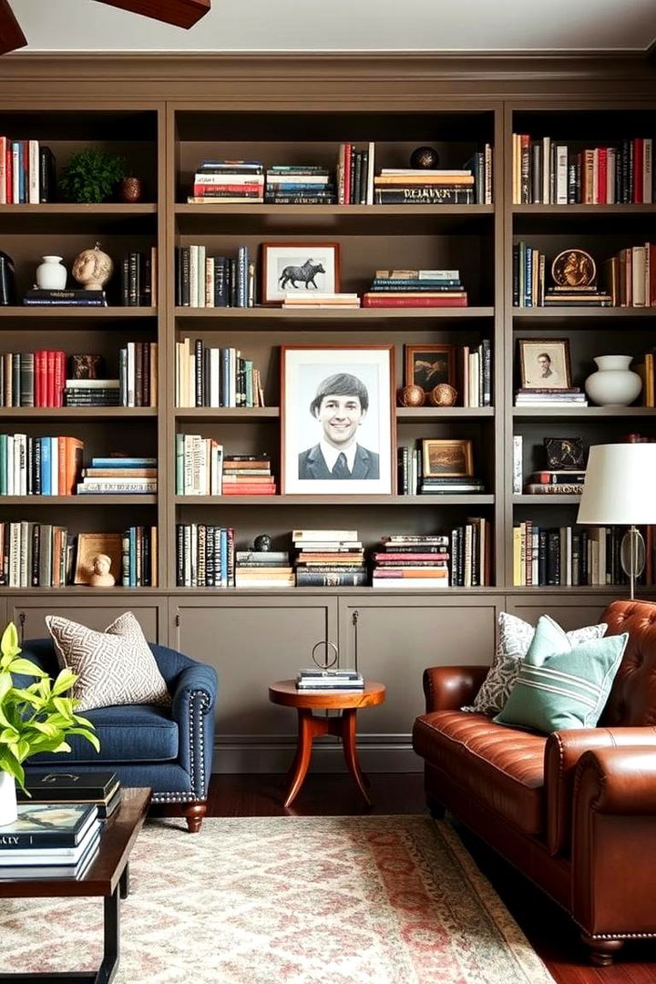 Eclectic Shelving for Artful Organization - 22 Eclectic Living Room Ideas