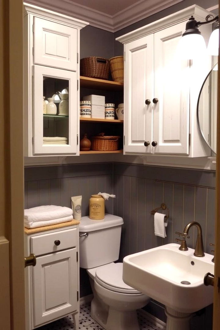 Eclectic Storage Solutions - 22 Eclectic Bathroom Ideas
