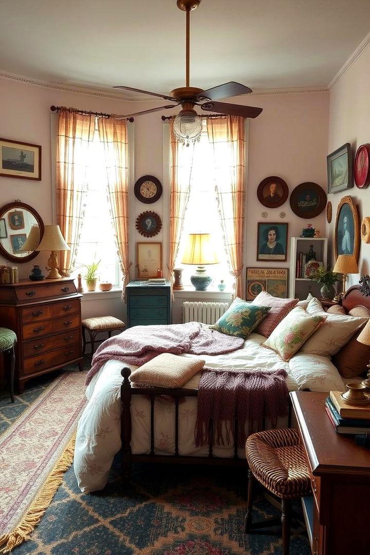 Eclectic Vintage Mix - 22 Vintage Bedroom Ideas