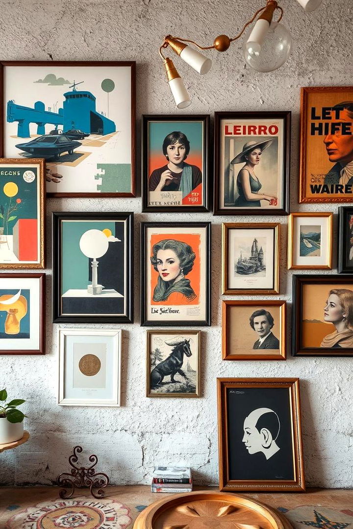 Eclectic Wall Art Displays - 22 Boho Teen Bedroom Ideas