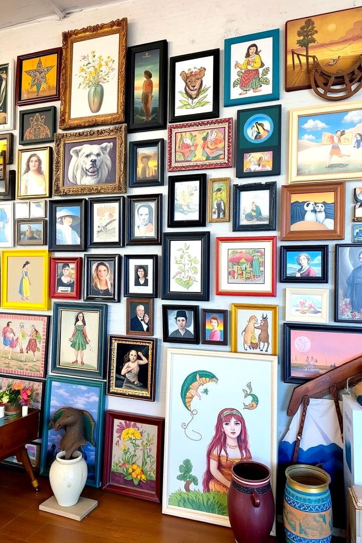 Eclectic Wall Art Displays - 22 Girls Boho Bedroom Ideas