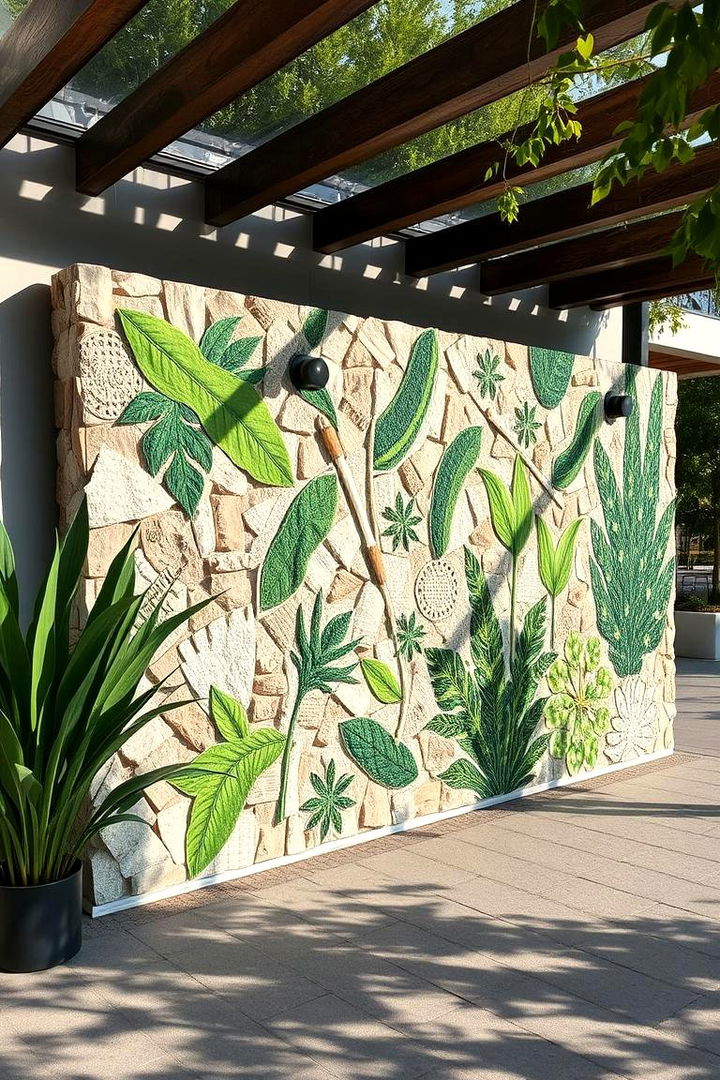 Eco Art for Gardens - 22 Garden Mural Ideas