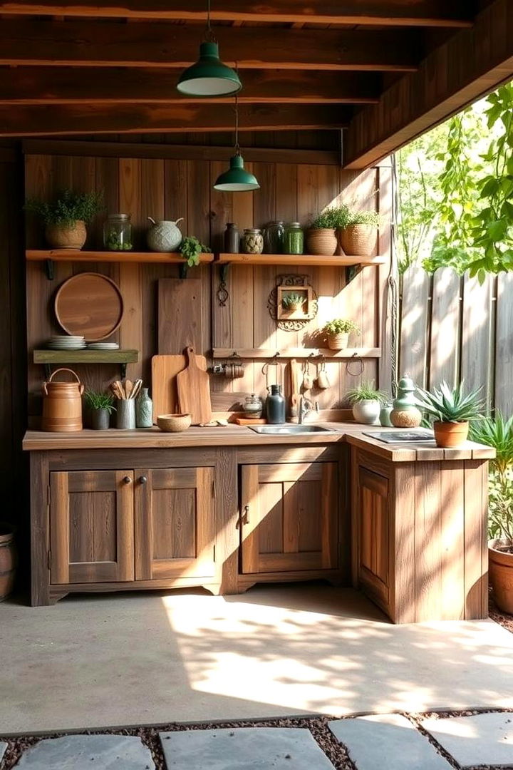 Eco Chic Backyard Mud Kitchen - 22 Mud Kitchen Ideas