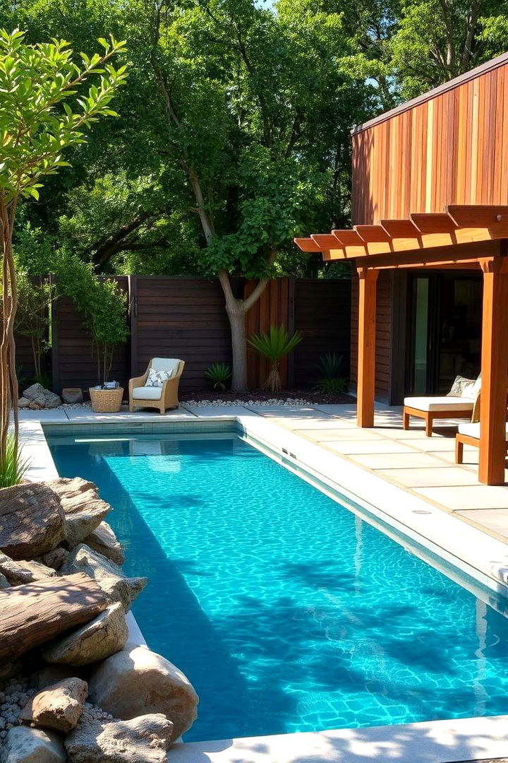Eco Chic Recycled Materials - 22 Semi Inground Pool Ideas