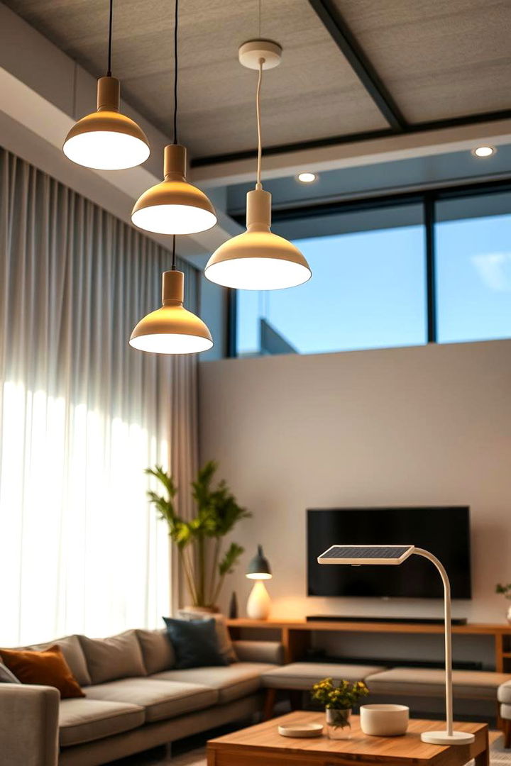 Eco Conscious Lighting Fixtures - 22 Green Living Room Ideas