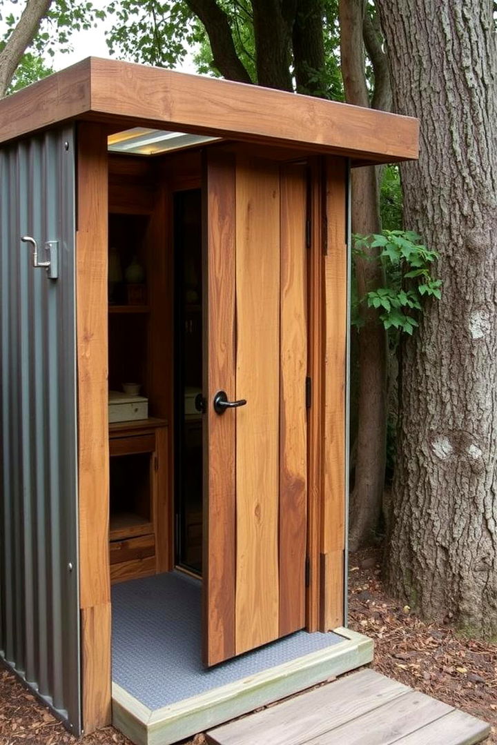 Eco Conscious Materials - 22 Outhouse Design Ideas