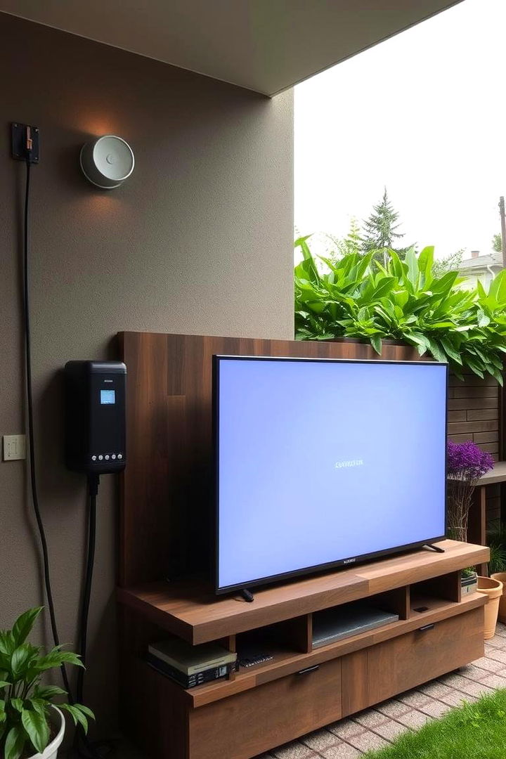 Eco Conscious Outdoor TV Designs - 22 Outdoor Tv Ideas