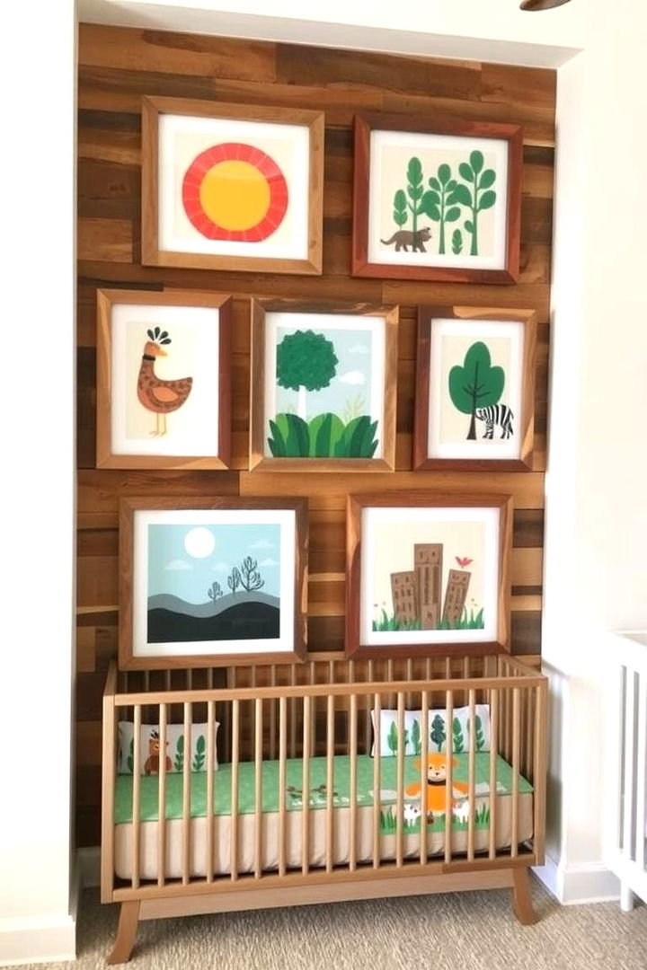 Eco Friendly Art Displays - 22 Green Nursery Ideas