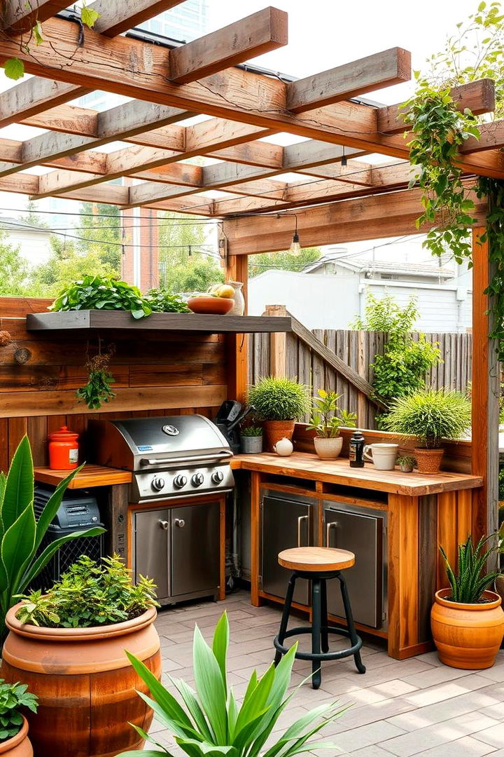 Eco Friendly BBQ Oasis - 22 bbq area ideas