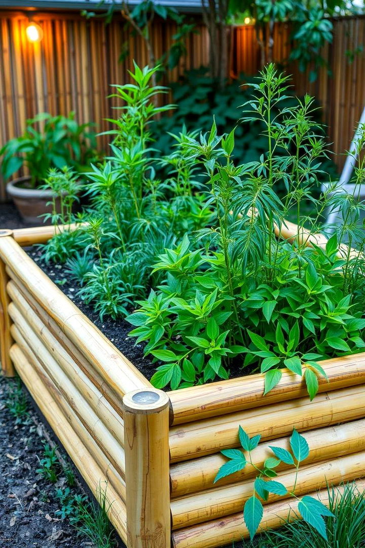 Eco Friendly Bamboo Beds - 22 Inexpensive Raised Garden Bed Ideas