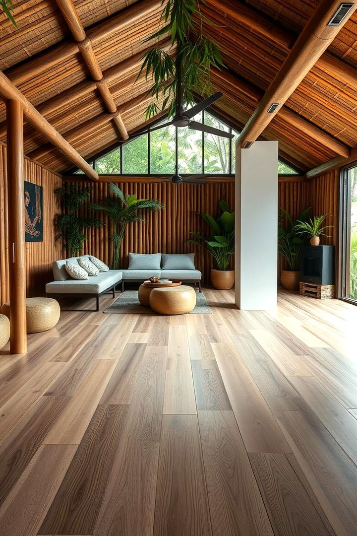 Eco Friendly Bamboo Flooring - 22 Man Cave Flooring Ideas