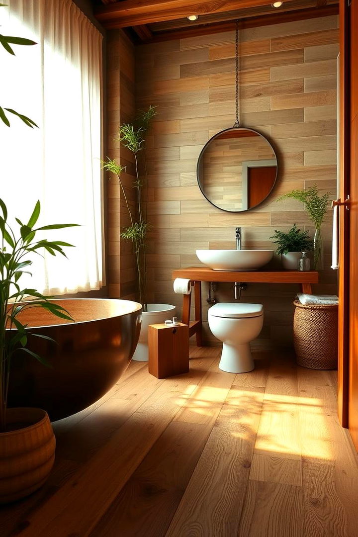 Eco Friendly Bamboo Floors - 22 Bathroom Flooring Ideas