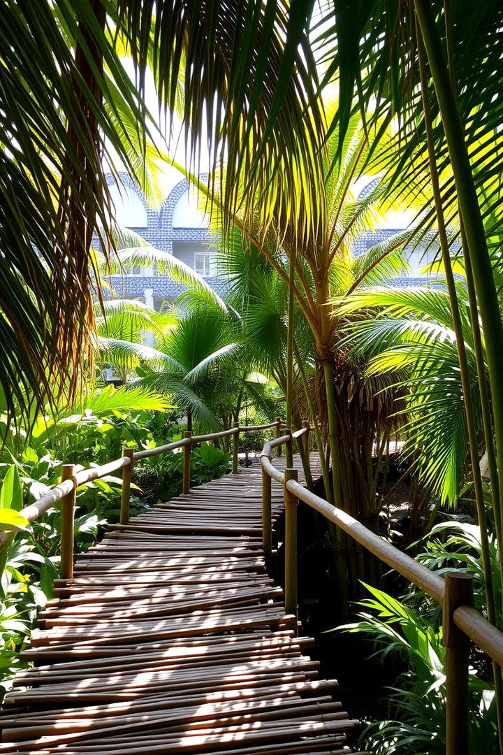 Eco Friendly Bamboo Garden Bridge - 22 Garden Bridge Ideas
