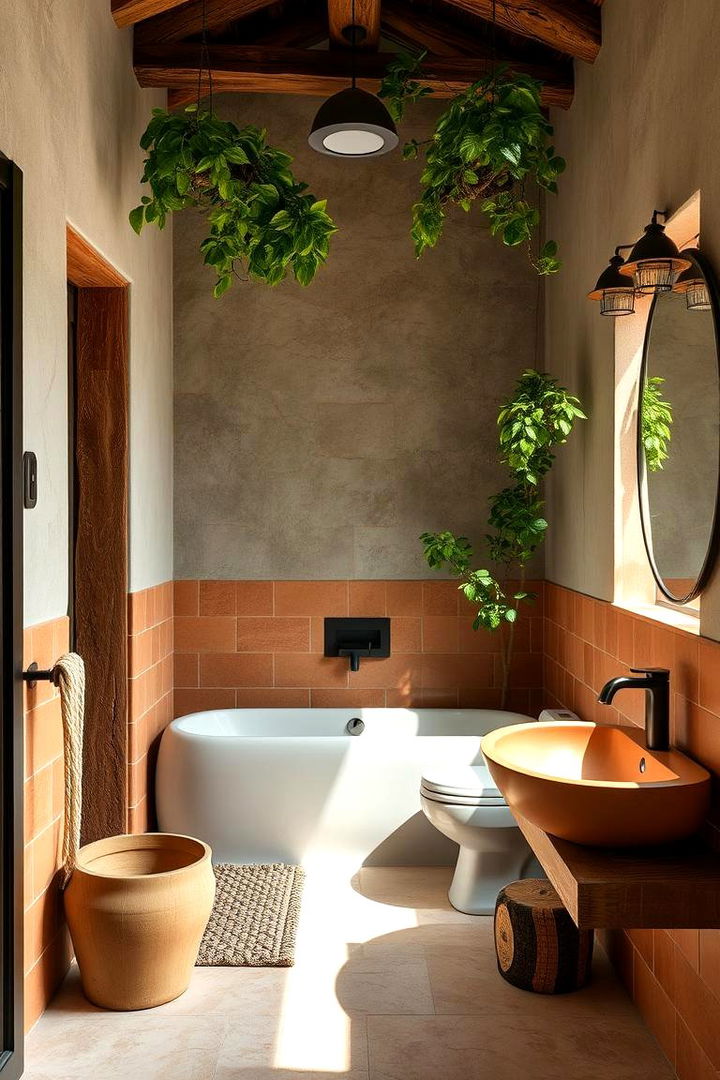 Eco Friendly Bathroom Ideas - 22 Terracotta Bathroom Ideas