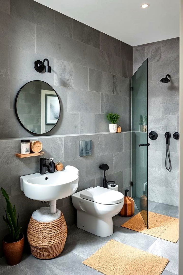 Eco Friendly Bathroom - 22 Blue and Gray Bathroom Ideas