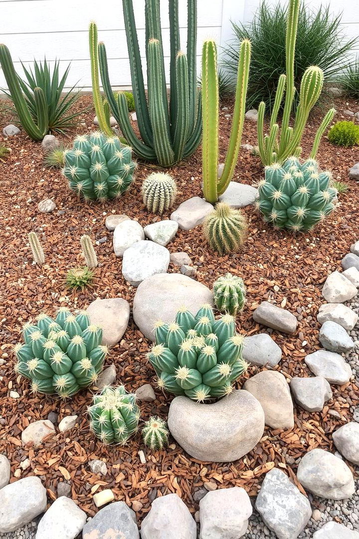 Eco Friendly Cactus Installation - 22 Cactus Garden Ideas