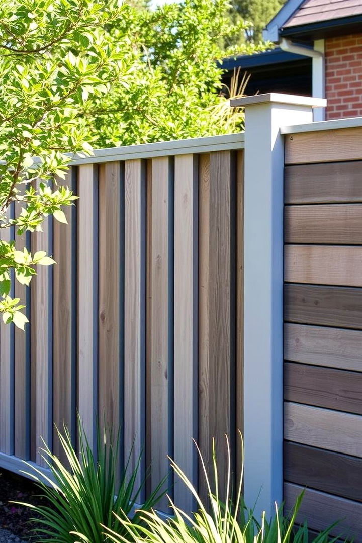 Eco Friendly Composite Fence - 22 Small Garden Fence Ideas