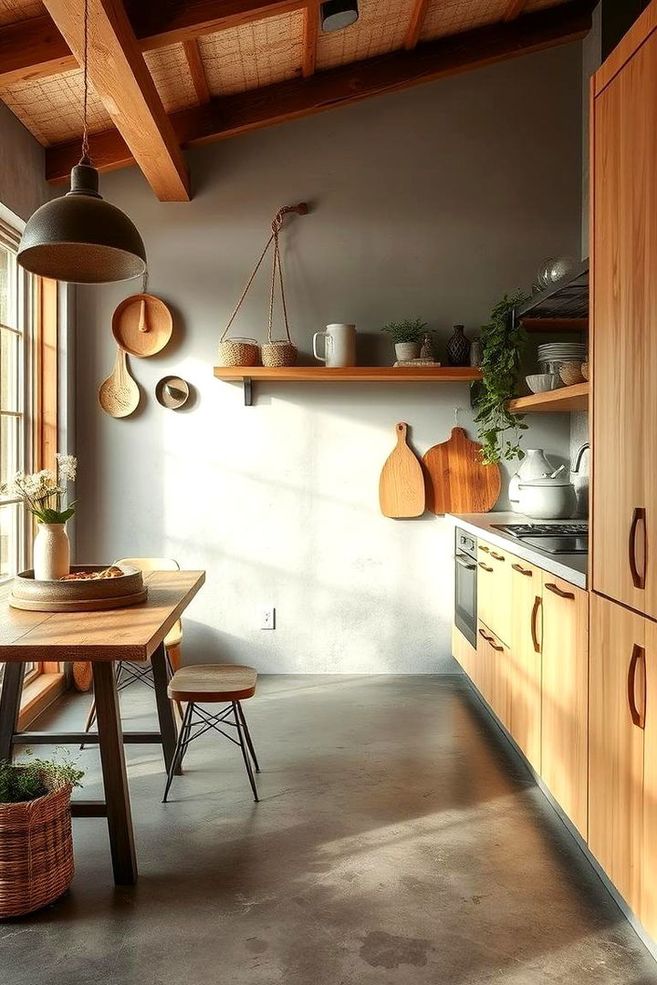 Eco Friendly Concrete Solutions - 22 Concrete Floor Kitchen Ideas