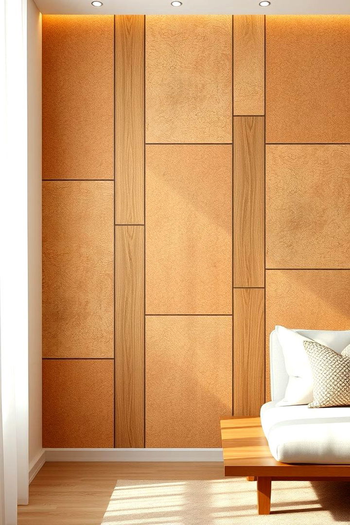 Eco Friendly Cork Paneling - 22 Half Wall Paneling Ideas