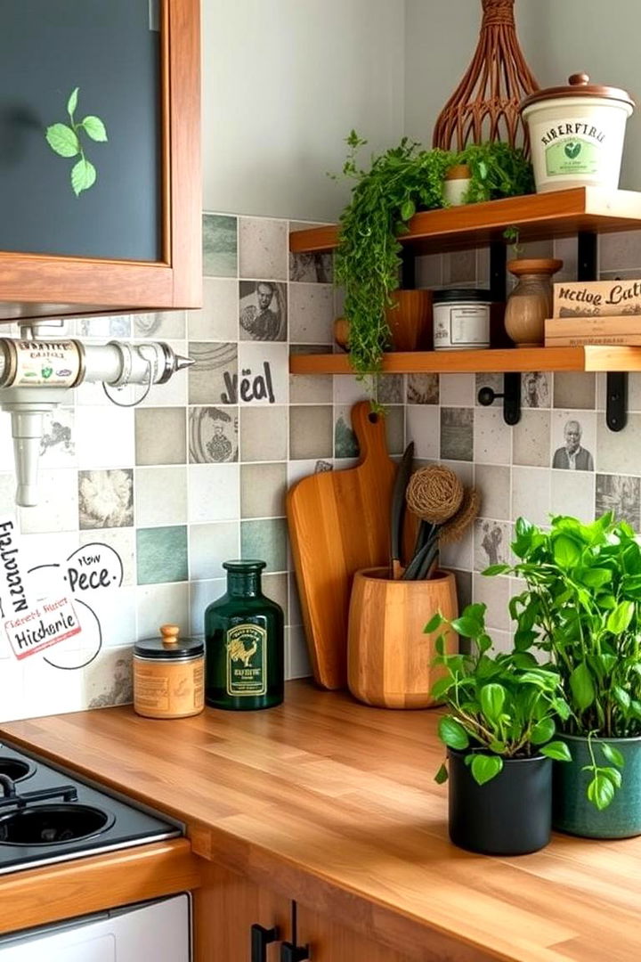 Eco Friendly Decor - 22 Kitchen Counter Decor Ideas
