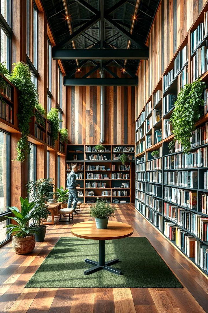 Eco Friendly Design Choices - 22 Dark Green Home Library Ideas and Inspiration