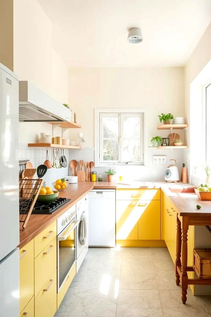 Eco Friendly Design Touches - 22 Pale Yellow Kitchen Ideas